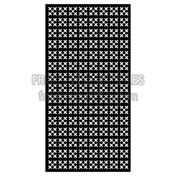 Decorative Geometric Laser Cut Screen Panel for Doors