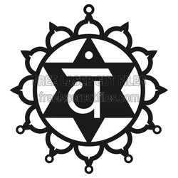 Free Chakra Dream Catcher Laser Cut File, Ready to Cut