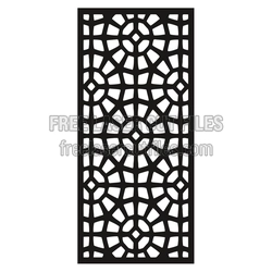 Geometric Decorative Panel Laser Cut File, Ready to Cut