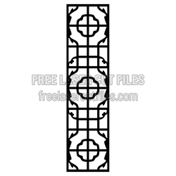 Ornamental Lattice Screen Panel Ready to Cut