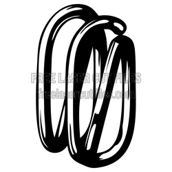 Split Number 0 Monogram Design, Laser Ready