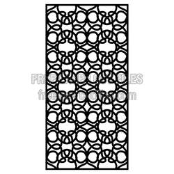 Decorative Circle Pattern Laser Cut Screen Panel