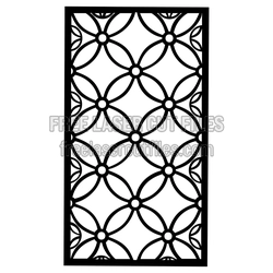 Decorative Geometric Screen Panel Ready to Cut