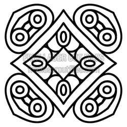 Sacred Geometric Mandala Laser Cut Pattern for DIY Decor