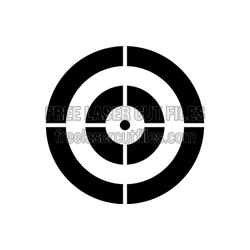 Geometric Circle Pattern Template for Laser Cutting