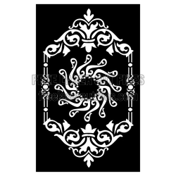 Ornamental Decorative Panel Screen Laser Cut Template