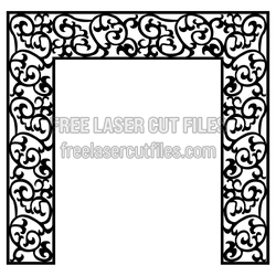 Ornamental Laser Cut Decorative Screen Panel Template