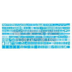 All-in-One Decorative Stencil Set for Laser Cutting