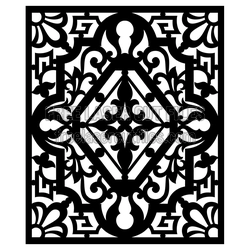 Decorative Door Pattern Screen Ready to Cut Laser File