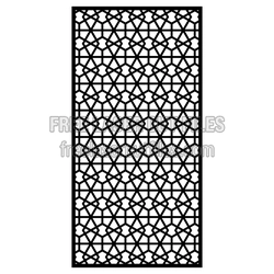 Decorative Geometric Door Panel Laser Cut Screen