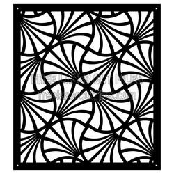 Leaf Pattern Decorative Panel Screen, Laser Cut Template