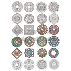 Free Guilloche Vector Set for Laser-Cut Patterns