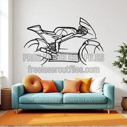 KALEX Moto2 2022 Motorcycle Silhouette Laser Cut File