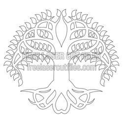 Celtic Tree of Life Laser Cut Design, Ready to Cut