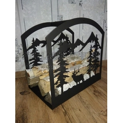 DXF Template for Plasma-Cutting Firewood Rack