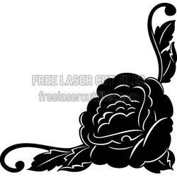 Ornamental Corner Motif Vector Template