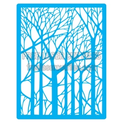 Forest Tree Branch Laser Cut Panel, Ready to Cut Decor