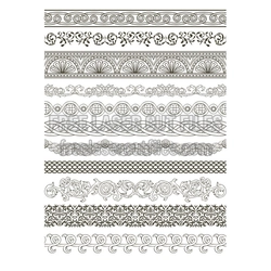 Free Lace Border Set — Laser Cut Vector Designs for Crafts