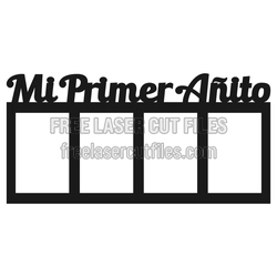 Multi-Photo Frames with Phrase Topper, Laser Ready