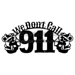 No Snitching JH Gun Quote Sign - Ready to Cut