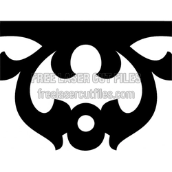 Ornamental Panel Template for Laser Cutting