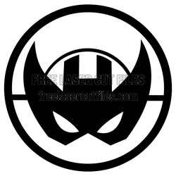 Superhero Mask Logo Cut File – Ready to Cut