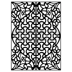 Decorative Floral Lattice Screen Panel, Laser Ready Cut File