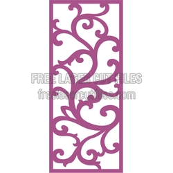 European Ornament Panel Template for Laser Cutting