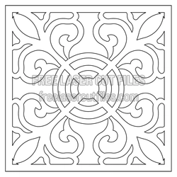 Ornamental Geometric Panel Laser Cut File
