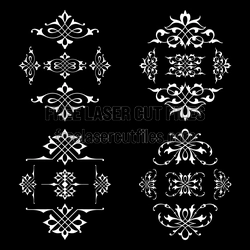 Free Calligraphic Vector Flourishes for Laser Cutting Projects