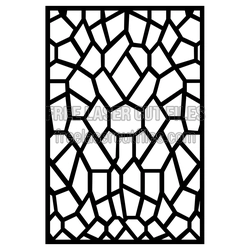 Geometric Door Screen Panel Laser Cut Pattern