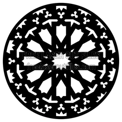 Round Mandala Pattern Laser Cut File, Ready to Cut