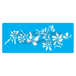 Floral Butterfly Stencil Laser Cut File for DIY Crafts