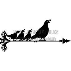 Weathervane Craft Template for Laser Cutting