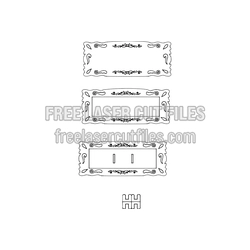 Desktop Stand Template for Laser Cutting