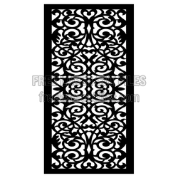 Ornamental Decorative Screen Panel Laser Cut Pattern