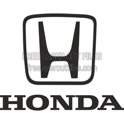 Vehicle Emblem Laser Cut Template for Stencils & Engraving
