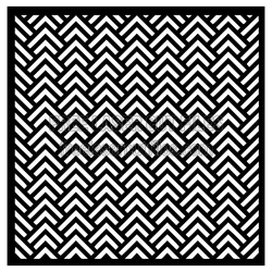 Chevron Screen Pattern Template for Laser Cutting