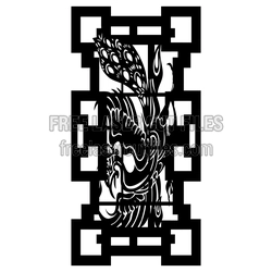 Decorative Owl Screen Pattern Laser Cut File