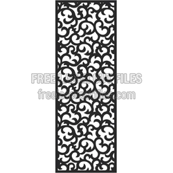 European Ornamental Panel Laser Template