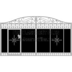 Wicket Gate & Picket Fence Cutting Template