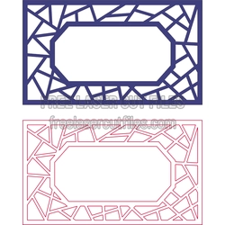 2D Pattern Template Pack for Laser Cutting