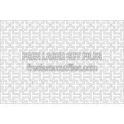 Decorative Ceiling Panel Template for Laser Cutting