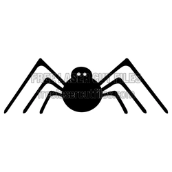 Halloween Spider Silhouette Ready to Cut Laser File