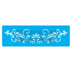 Ornamental Floral Stencil Design, Laser Ready Craft File