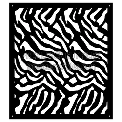 Zebra Pattern Decorative Panel Screen Ready to Cut