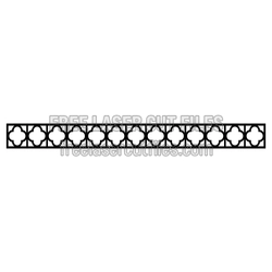 Decorative Door Screen Panel Laser Cut File