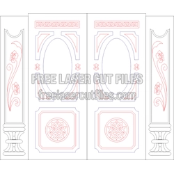 Decorative Panel Vector Templates for Laser Cutting