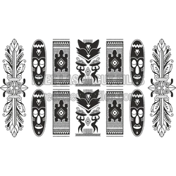 Free African Pattern Vector for Laser-Cut Projects