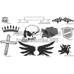 Free Vector Art Bundle for Laser-Cutting Crafts